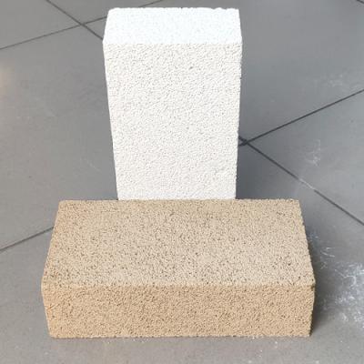 Insulating high alumina refractory bricks