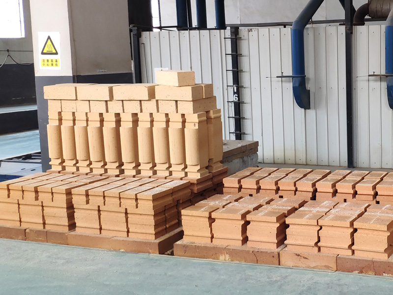 What are the steps of production in a firebricks manufacturing?